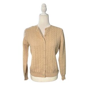 Vintage Wool Knit Cardigan Sweater